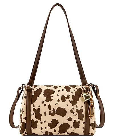 Like Dreams Soe Cow Print Small Crossbody Handbag