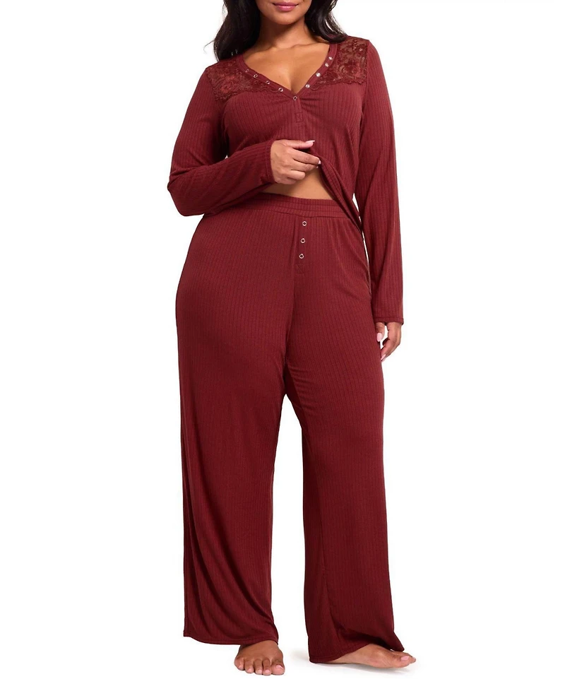 Adore Me Plus Zahra Pajama Lounge Set