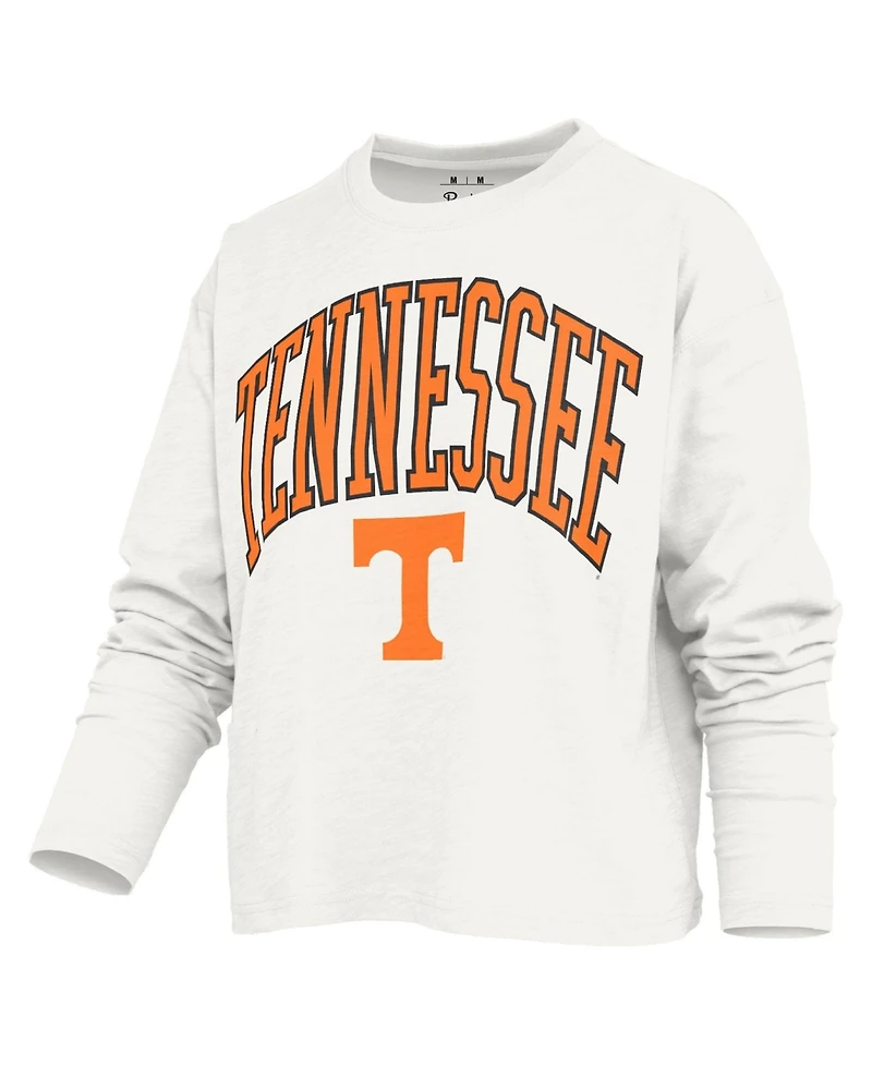 Pressbox Women's Tennessee Volunteers Motley Boxy Long-Sleeve T-Shirt