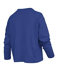 Pressbox Women's Florida Gators Motley Long-Sleeve Boxy Burnout T-Shirt
