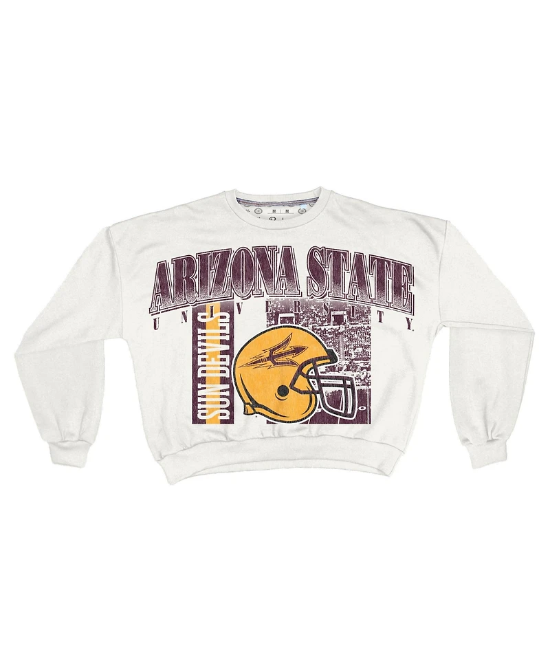 Pressbox Women's Janice Arizona State Sun Devils Oversized Retro Sweatshirt