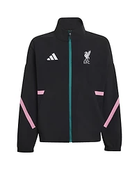 Adidas Boys' and Girls' Liverpool Fc Z.n.e. Anthem Full-Zip Mock-Neck Jacket