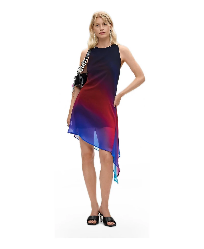 Desigual Women's Asymmetric tulle dress