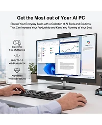 Hp Essential 27-cr2000t 27" Fhd Touchscreen All-in-One with Intel Core Ultra 7 255U, Windows 11 Pro