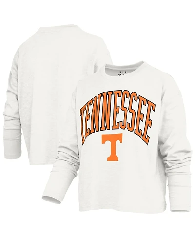 Pressbox Women's Tennessee Volunteers Motley Boxy Long-Sleeve T-Shirt