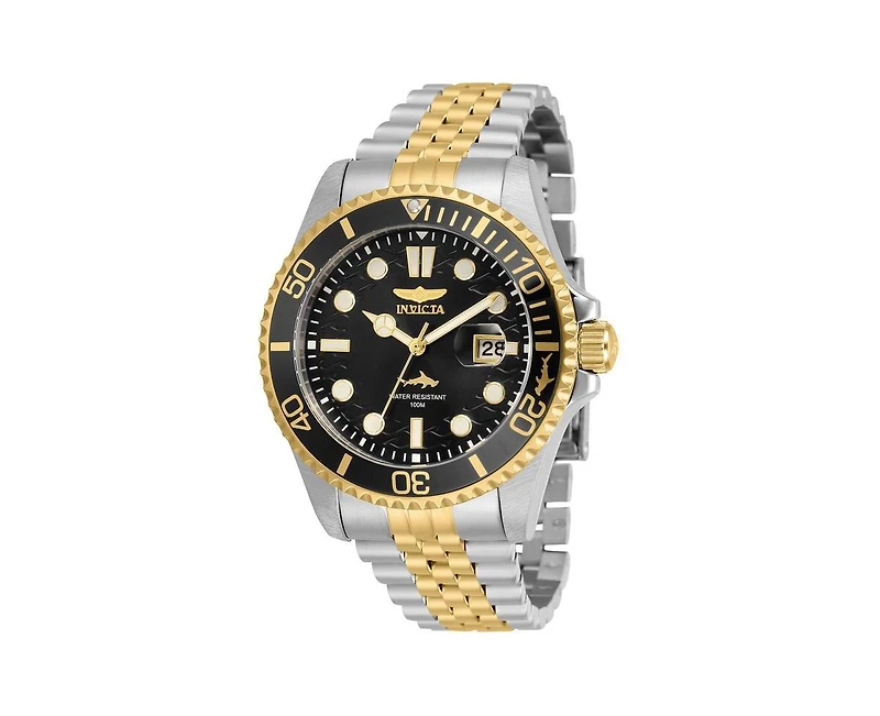 Invicta Pro Diver 30618 Men's 43mm Quartz Watch - Two-Tone Gold and Steel Bracelet