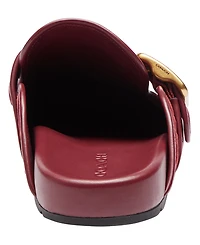 Coach Women's Signature Jacquard Round Toe Archival Buckle Clogs