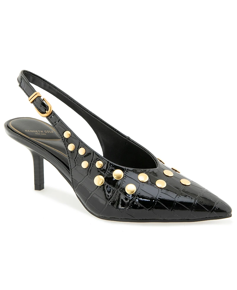 Kenneth Cole New York Women's Ulysses Studs Slingback Pumps