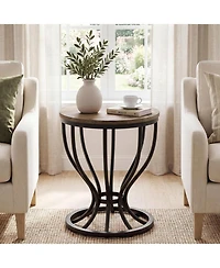 Tribesigns End Side Table for Living Room, Narrow Couch Arm Side Table