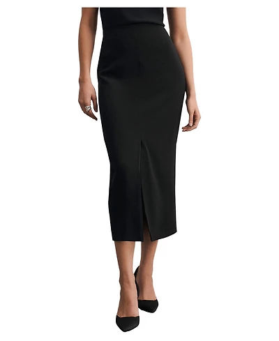 The Fold Women's Oliena Crepe Pencil Skirt