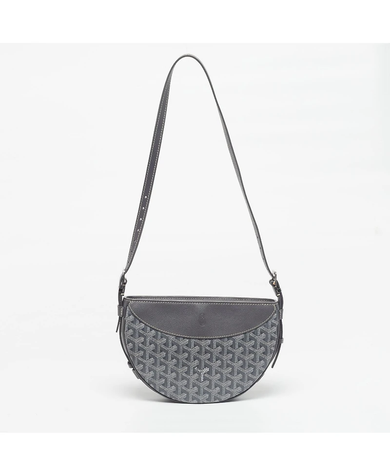 Pre-Owned Goyard Goyardine Canvas and Leather Shoulder Bag