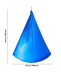 Sevorley Sensory Swing for Kids, Double-Layer Spandex Hammock, 360-Degree Swivel, Holds 300 lbs