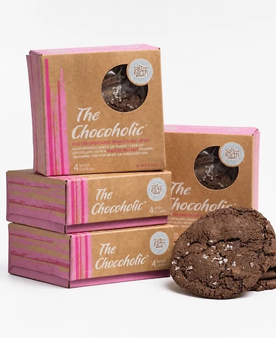 Salt of the Earth Bakery Fresh Baked Triple Chocolate Cookies Gourmet Boxes, 16-Piece
