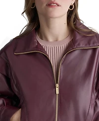 Bcbg Women's Moto Faux Leather Jacket