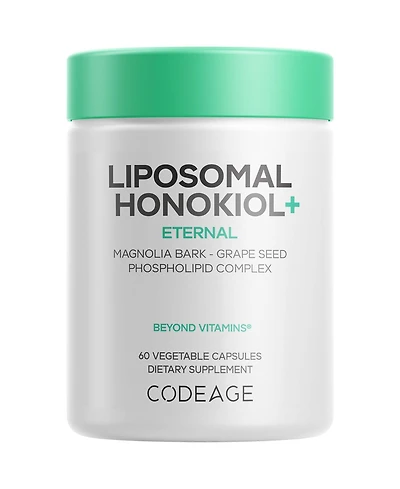 Codeage Liposomal Honokiol, Magnolia Bark Extract, Grape Seed Extract, Polyphenols, Non-gmo, 60 Count