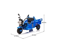 Yobtop Kids Ride-On Electric Cargo Truck with Led Lights, 110 lbs. Capacity, Ages 3–6