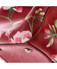 Pre-Owned Gucci Medium Bamboo Shopper Tote Blooms Print Leather