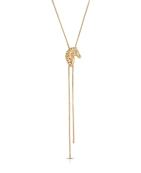 Ettika 18k Gold-Plated Stallion Lariat Necklace