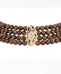 Ettika Tiger's Eye Luxe Choker Necklace