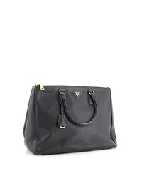 Pre-Owned Prada Large Double Zip Lux Tote Saffiano Leather