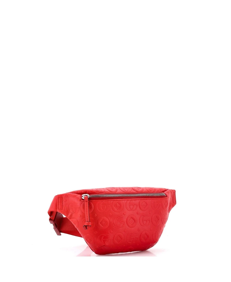 Pre-Owned Gucci Kids Embossed-Leather Belt Bag, 9" W x 5" H x 2" D
