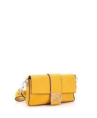 Pre-Owned Fendi Medium Selleria Baguette Convertible Belt Bag Leather
