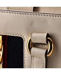 Pre-Owned Gucci Medium Sylvie Top Handle Tote Leather