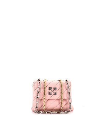 Pre-Owned Off White 19 Jackhammer Shoulder Bag Quilted Leather