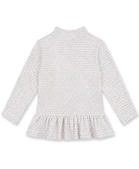 Florence Eiseman Girls' 4-16 Half-Zip Velour Tunic Sweatshirt