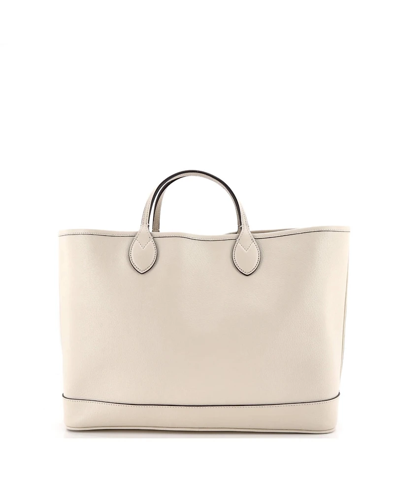 Pre-Owned Gucci Medium Ophidia Top Handle Shopping Tote Leather