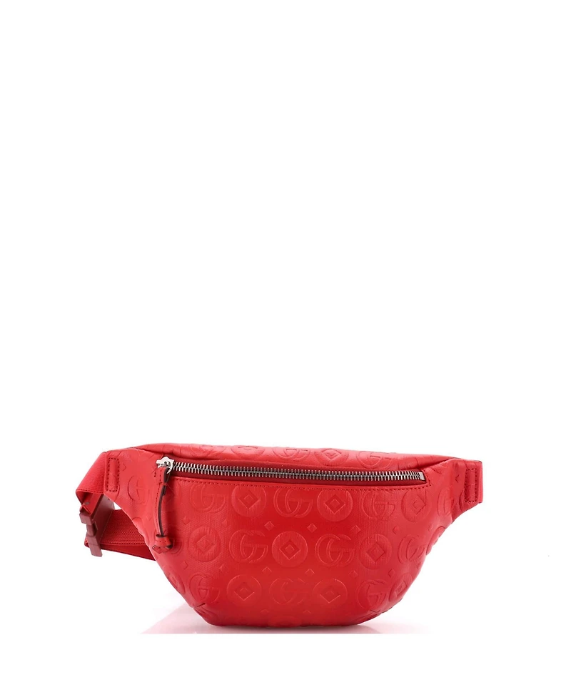 Pre-Owned Gucci Boys' and Girls' Embossed Leather Belt Bag