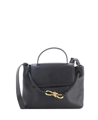 Pre-Owned Bottega Veneta Ciao Ciao Top Handle Bag Leather with Intrecciato Detail