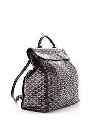 Pre-Owned Goyard Saint Leger Briefcase Backpack Coated Canvas