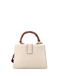 Pre-Owned Gucci Medium Dionysus Bamboo Top Handle Bag Colorblock Leather