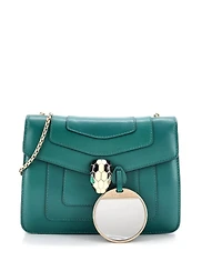 Pre-Owned Bvlgari Small Serpenti Forever Square Shoulder Bag Leather