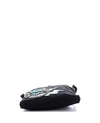 Pre-Owned Prada Frankenstein Messenger Bag Printed Tessuto