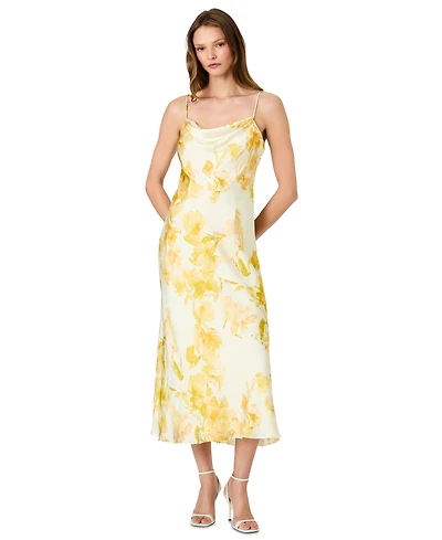 French Connection Women's Printed Cowl Neck Dress
