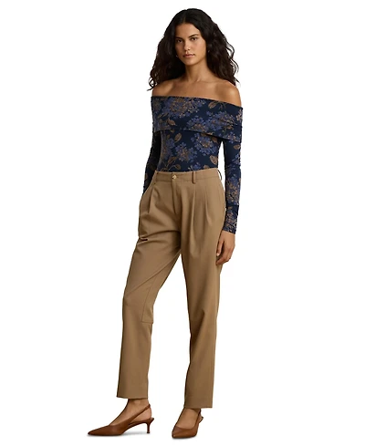 Lauren Ralph Women's High-Rise Bi-Stretch Twill Jodhpur Pants