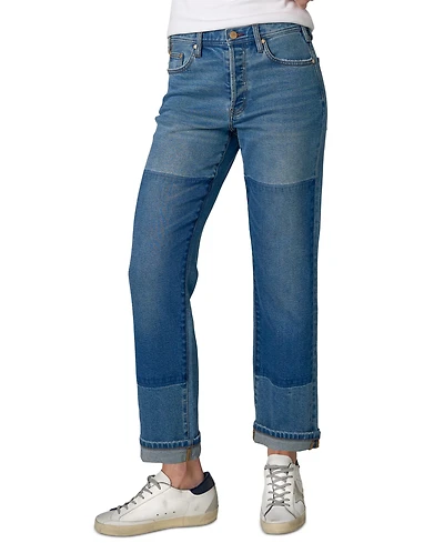 Liverpool Los Angeles Women's Sloane Slouchy Girlfriend Cuffed Jeans