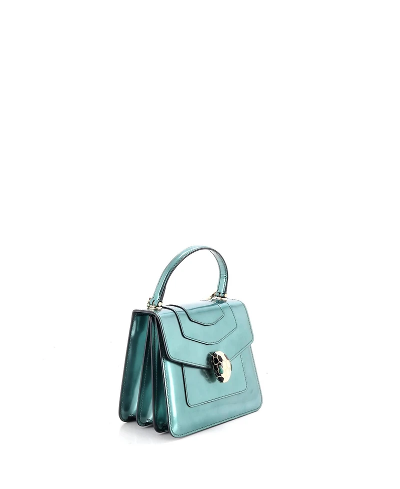 Pre-Owned Bvlgari Small Serpenti Top Handle Bag Patent
