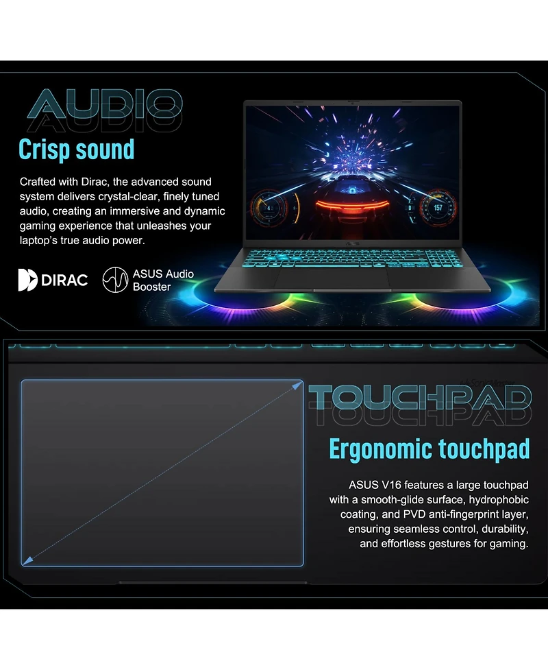 Asus V16 16" Gaming Laptop with Rtx 5070 and 144Hz