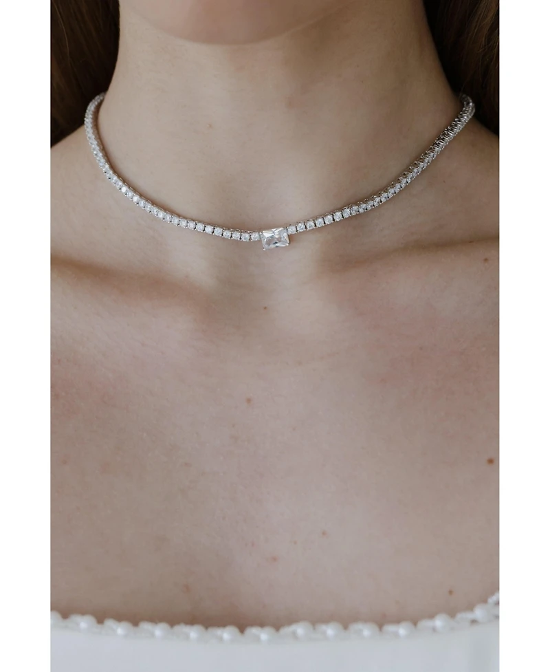 Untamed Petals Monaco Crystal Necklace