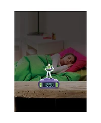 Lexibook Disney Toy Story Buzz Lightyear Digital Alarm Clock with 3D Nightlight and Bluetooth Speaker