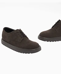 A|X Armani Exchange Men's Alex Suede Lace-up Round-Toe Oxford