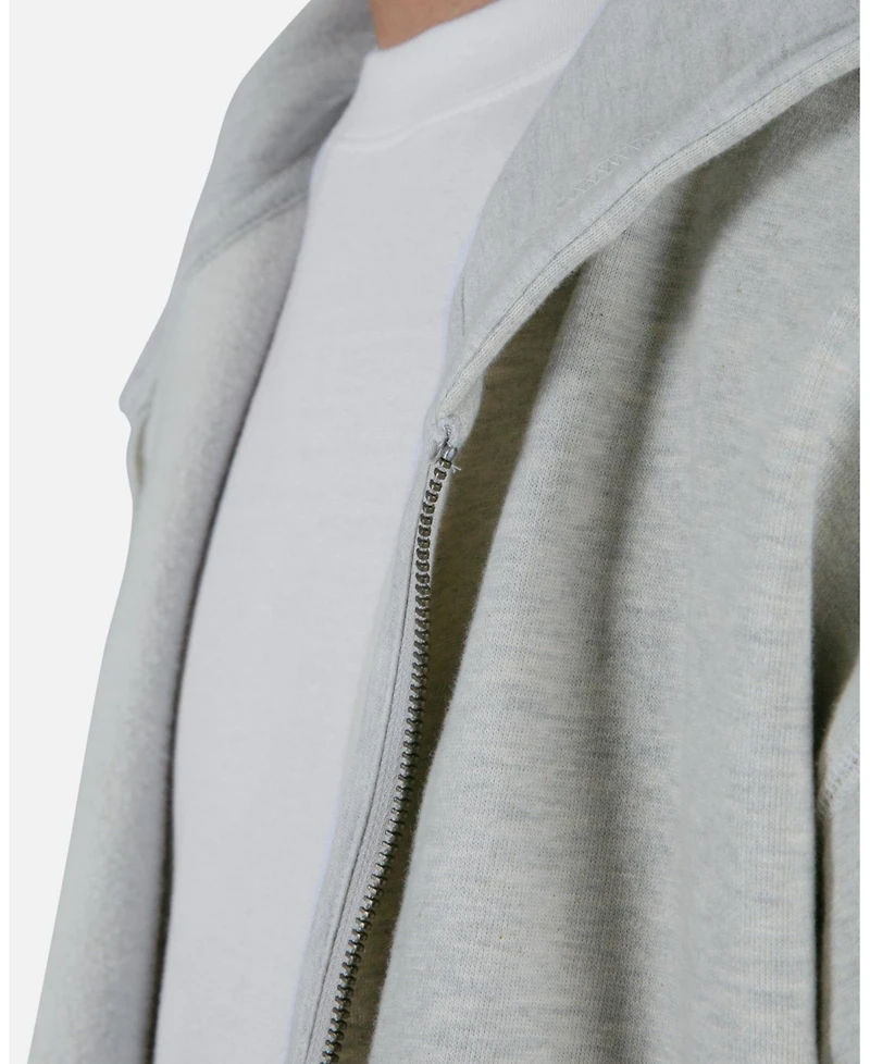 mnml Men's Basic Full-Zip Relaxed-Fit Heavyweight-Cotton Hoodie