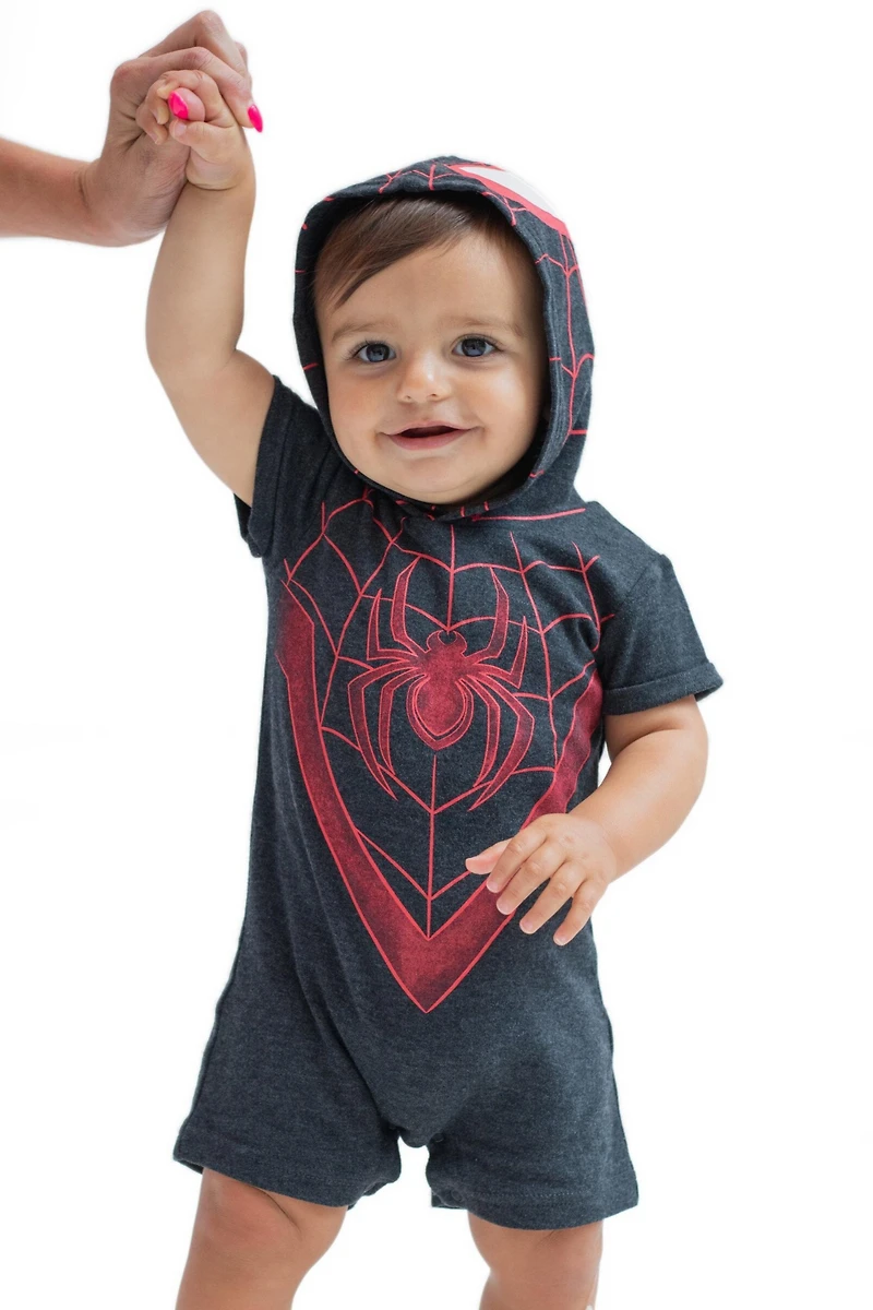 Spider-Verse Toddler Boys Spider-Man (2T-5T) Miles Morales Cosplay Romper