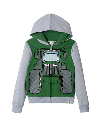 John Deere Toddler Boys' 2T-5T Full-Zip Fleece Hoodie