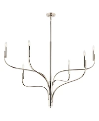Kichler Livadia 47 1/4"W Polished Nickel 6-Light Chandelier