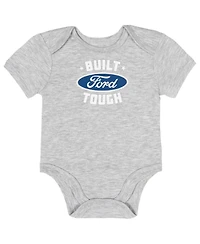 Ford Motor Company Baby Boys' 3-Pack Short Sleeve Bodysuits