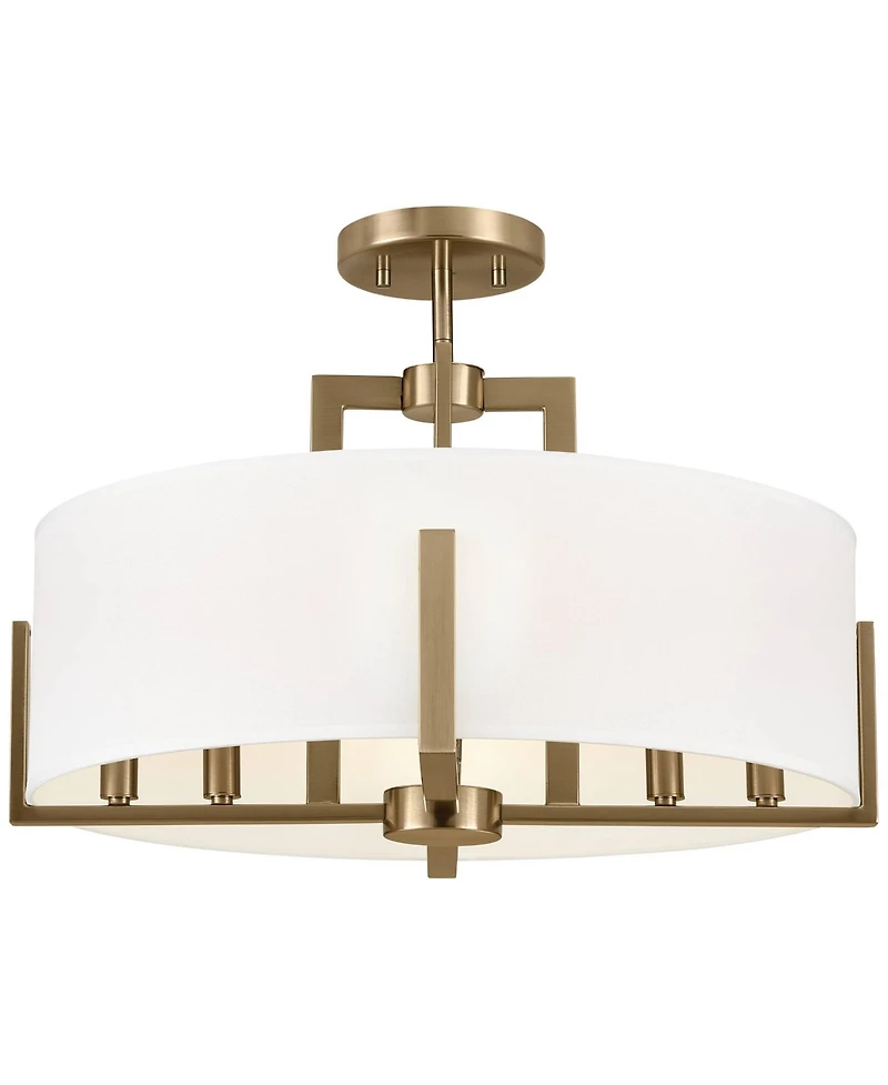 Kichler Malen 20" Wide Champagne Drum Ceiling Light